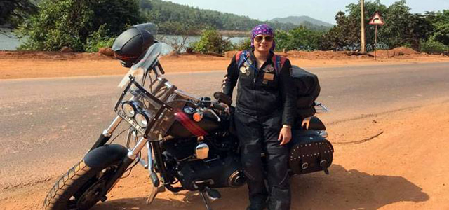 Woman biker’s path-breaking adventure on Harley