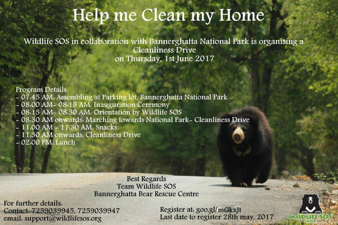 Cleanliness Drive at Bannerghatta National Park