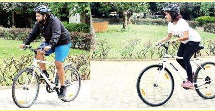 Pedalling for a cause