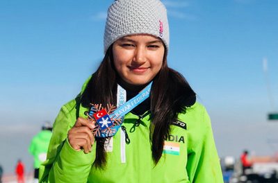 Himachal Pradesh girl Aanchal Thakur bags India’s first-ever skiing medal