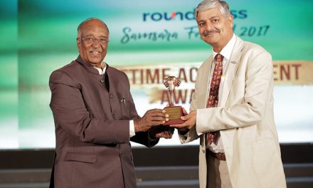 Vivek Menon Honoured with RG Samsara Lifetime Achievement Award