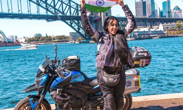 Candida Louis Solo Biking From India to Australia