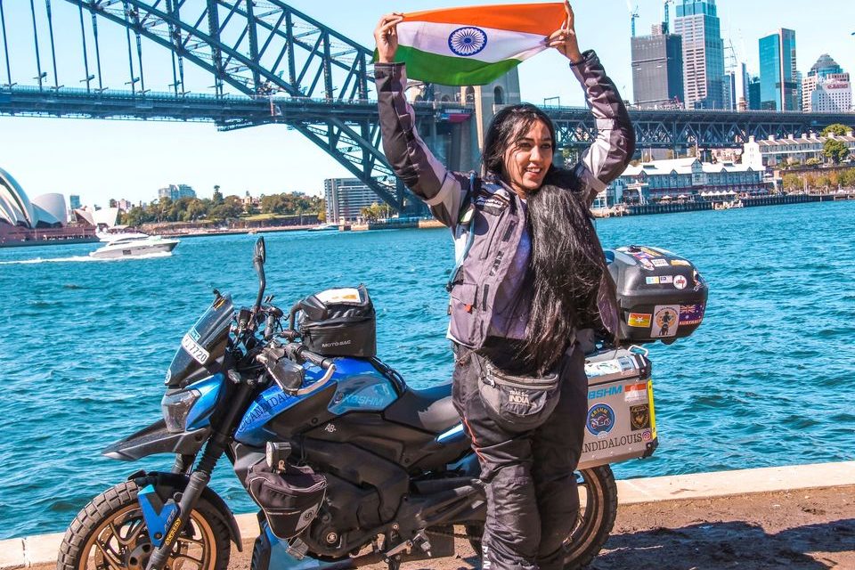 Candida Louis Solo Biking From India to Australia