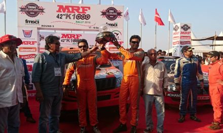 Amittrajit Ghose Wins The Coveted MRF 42nd K1000 RALLY 2016