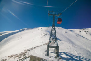 A cable car