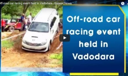 Off-road car racing event held in Vadodara