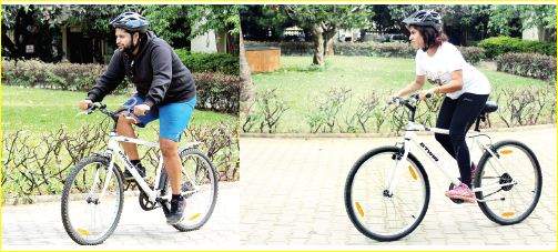 Pedalling for a cause
