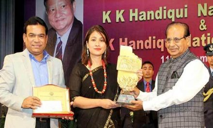 Anshu Jamsenpa conferred KK Handiqui National Fellowship Award