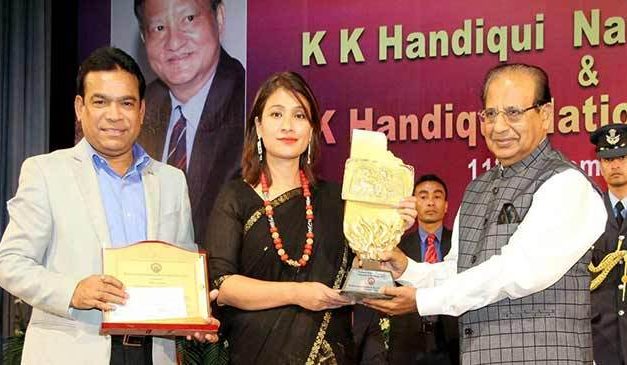 Anshu Jamsenpa conferred KK Handiqui National Fellowship Award