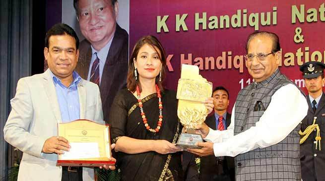 Anshu Jamsenpa conferred KK Handiqui National Fellowship Award