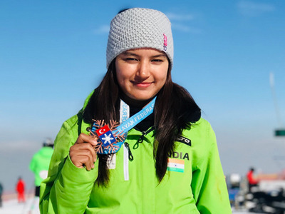 Himachal Pradesh girl Aanchal Thakur bags India’s first-ever skiing medal