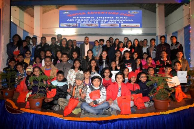 Eastern Air Command Winter adventure camp concludes