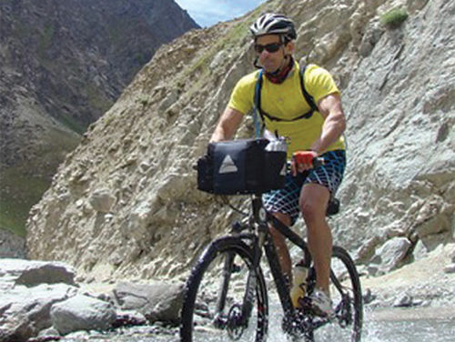 Mountain Bikers From The Goan Seaside