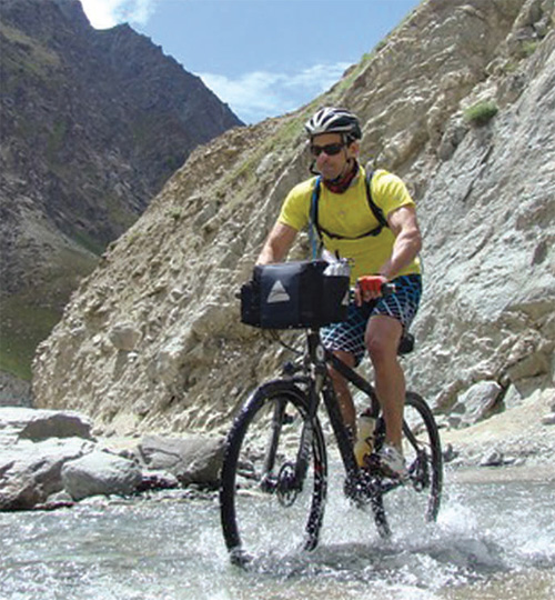 Mountain Bikers From The Goan Seaside