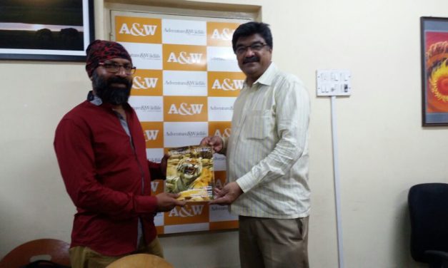Our editor with Annechira Shiva Kumar (Gandhi) photographer / filmmaker