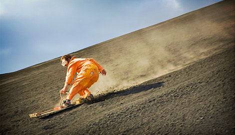 Volcano Boarding- an erupting adventure sports