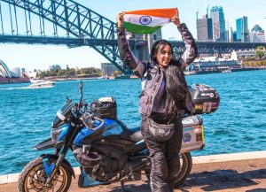 Candida Louis Solo Biking From India to Australia