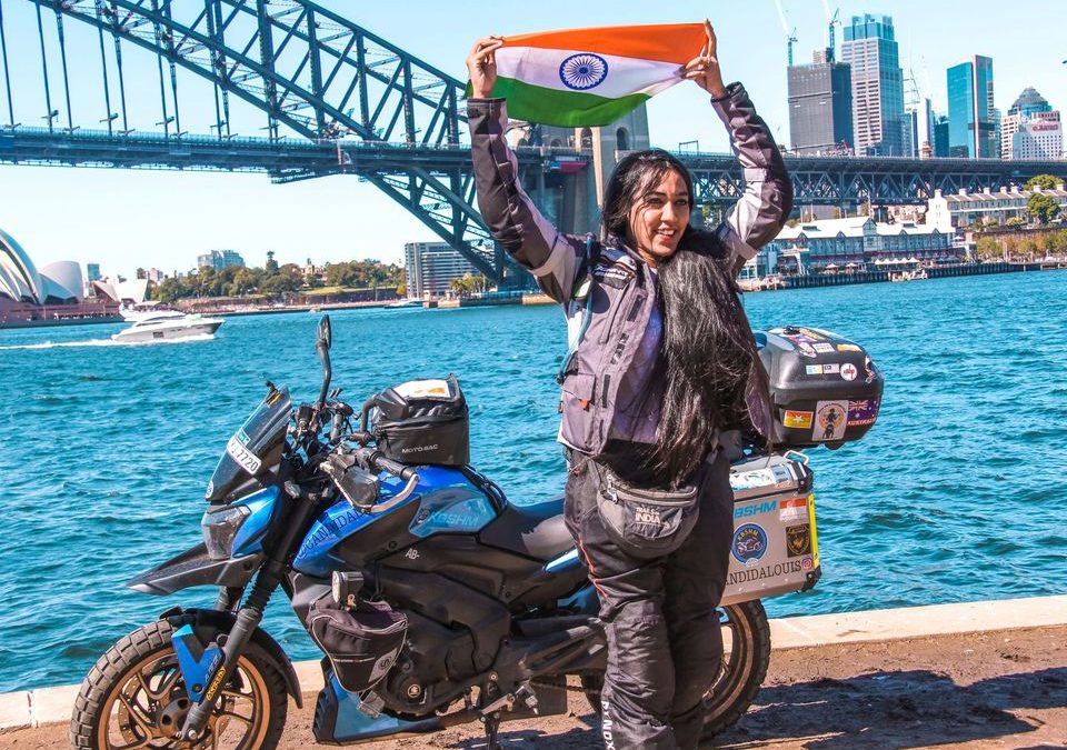 Candida Louis Solo Biking From India to Australia